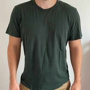Classic Olive Curved Hem Tee